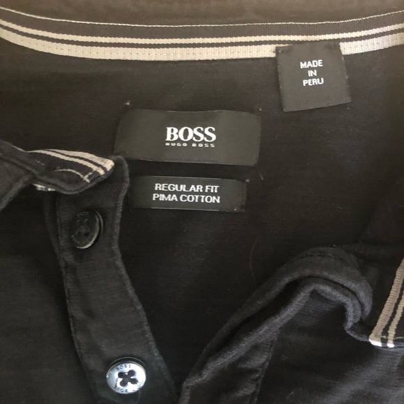 Hugo Boss | Basic Black Polo Shirt - Picture 2 of 3